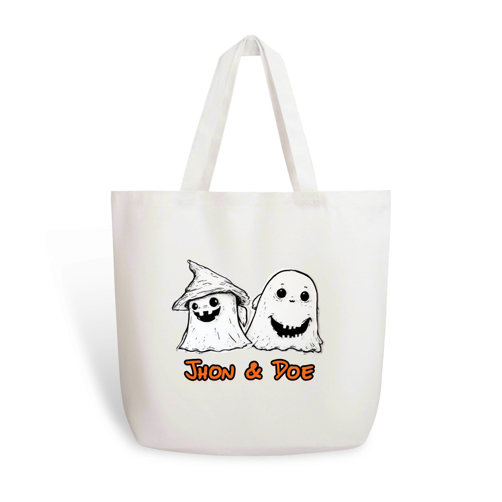 Best Friends Twinning Halloween Tote Bag (Single-sided Print)