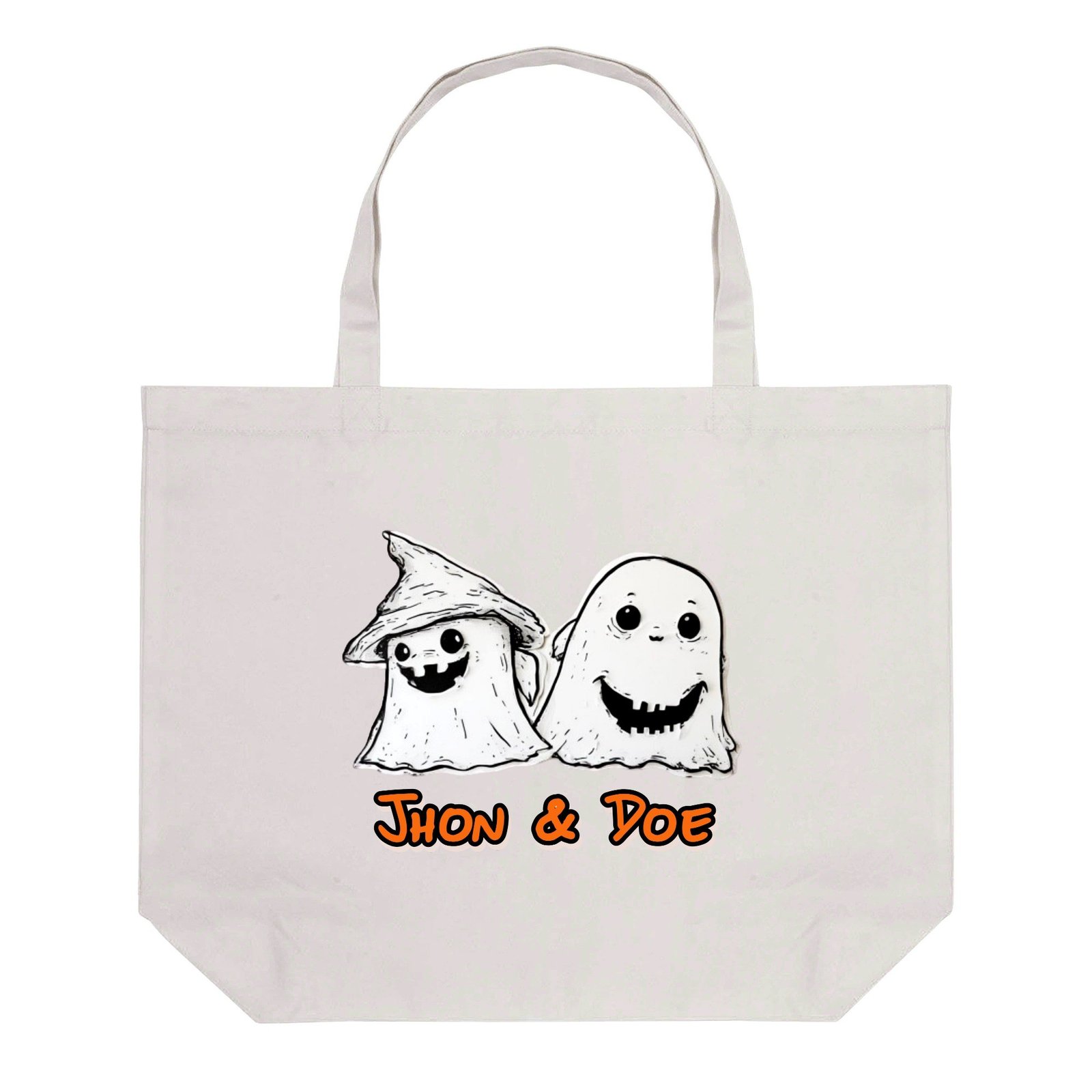 Best Friends Twinning Halloween Tote Bag (Single-sided Print) - Image 2