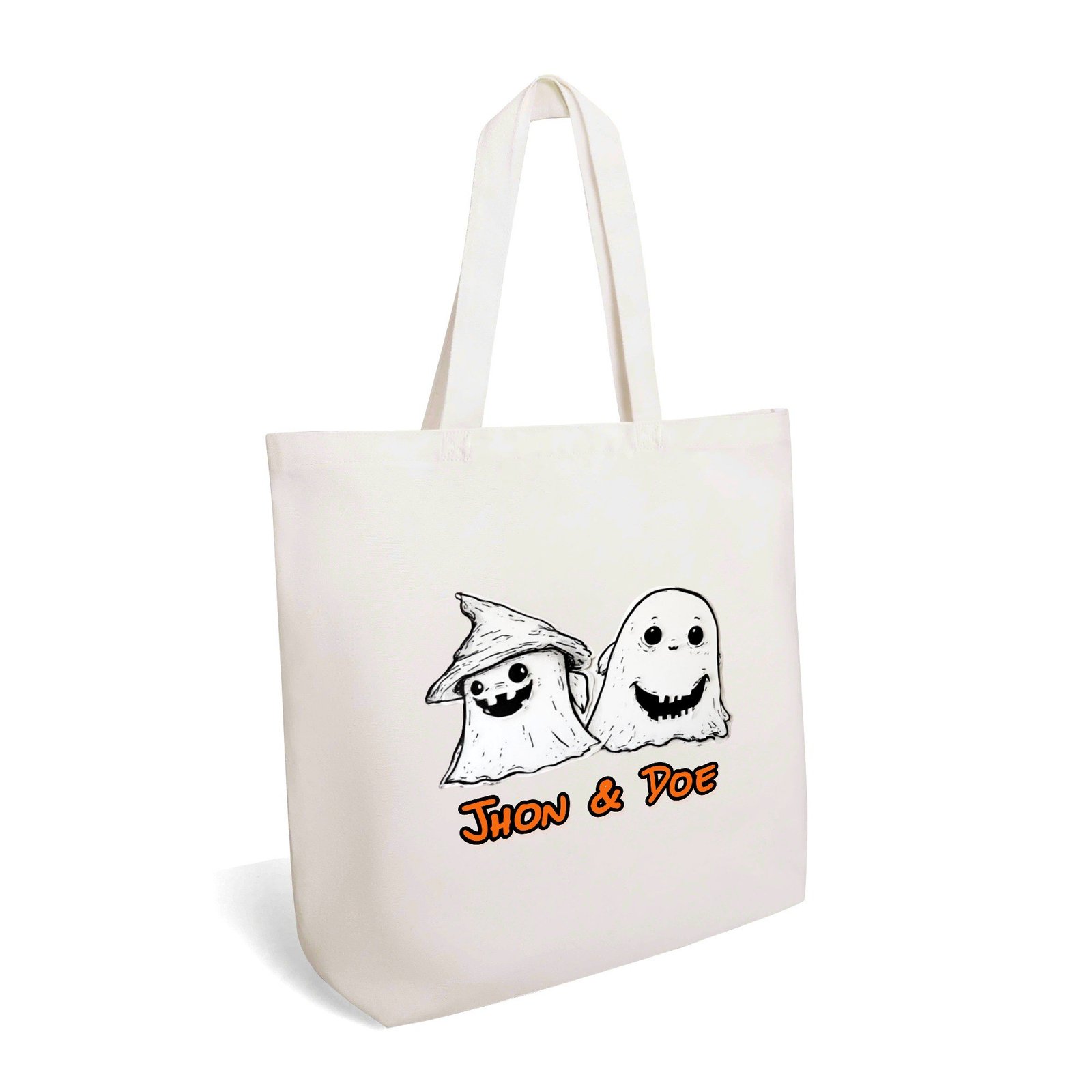 Best Friends Twinning Halloween Tote Bag (Single-sided Print) - Image 3