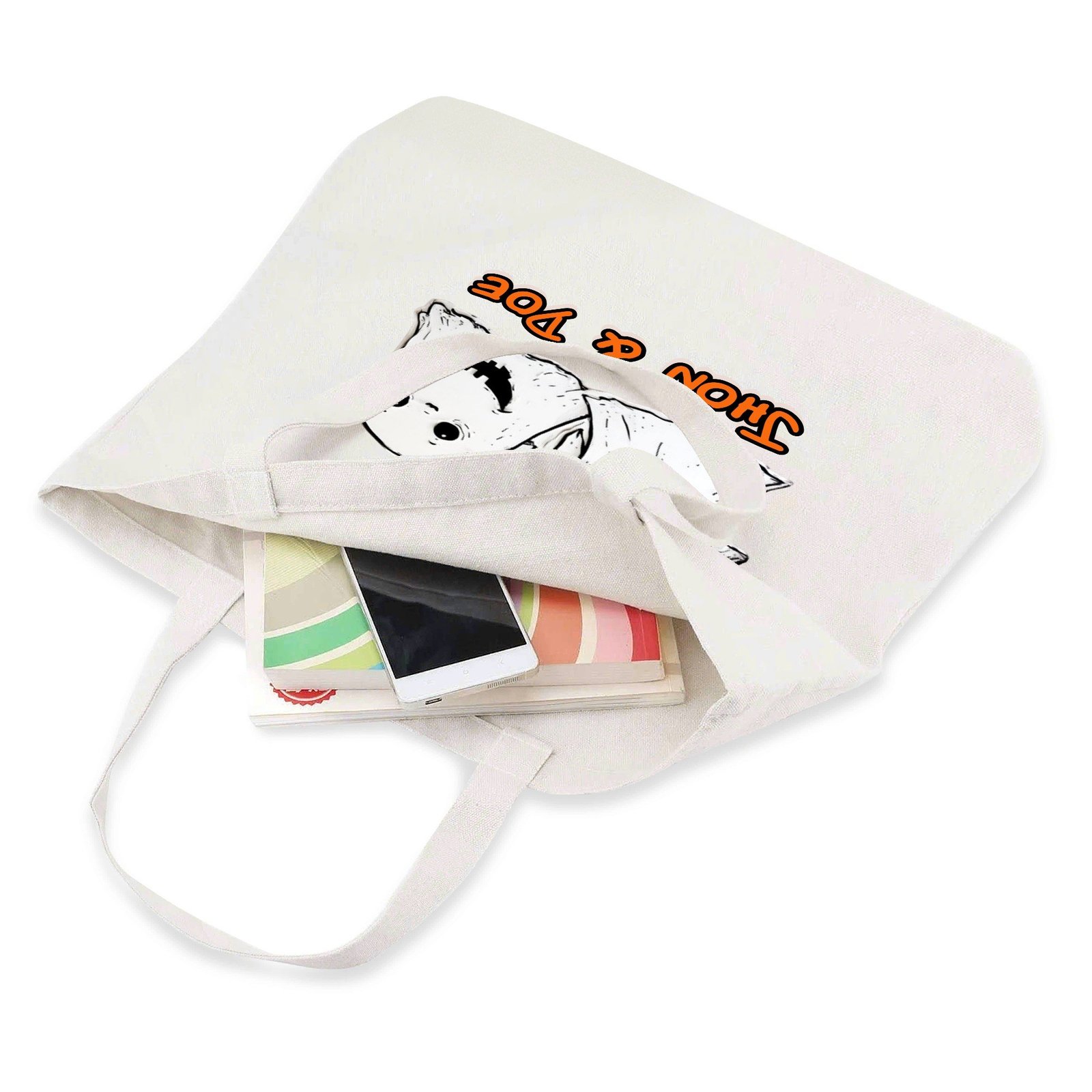 Best Friends Twinning Halloween Tote Bag (Single-sided Print) - Image 4